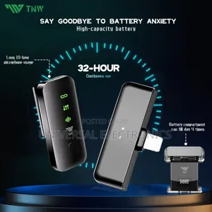 DSP Reverberation Dual Noise Reduction Lapel Microphone 50m