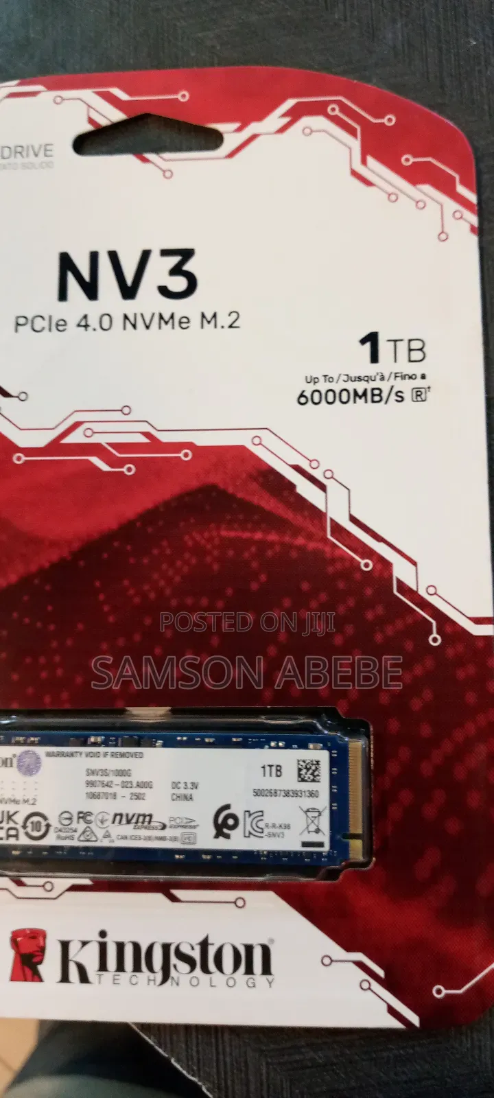 Kingston 1tb SSD for Laptops