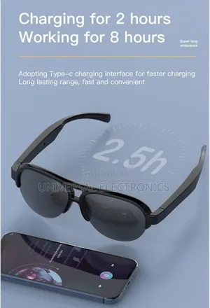 Photo - Bluetooth Glasses Headset With 100% Uv Protection