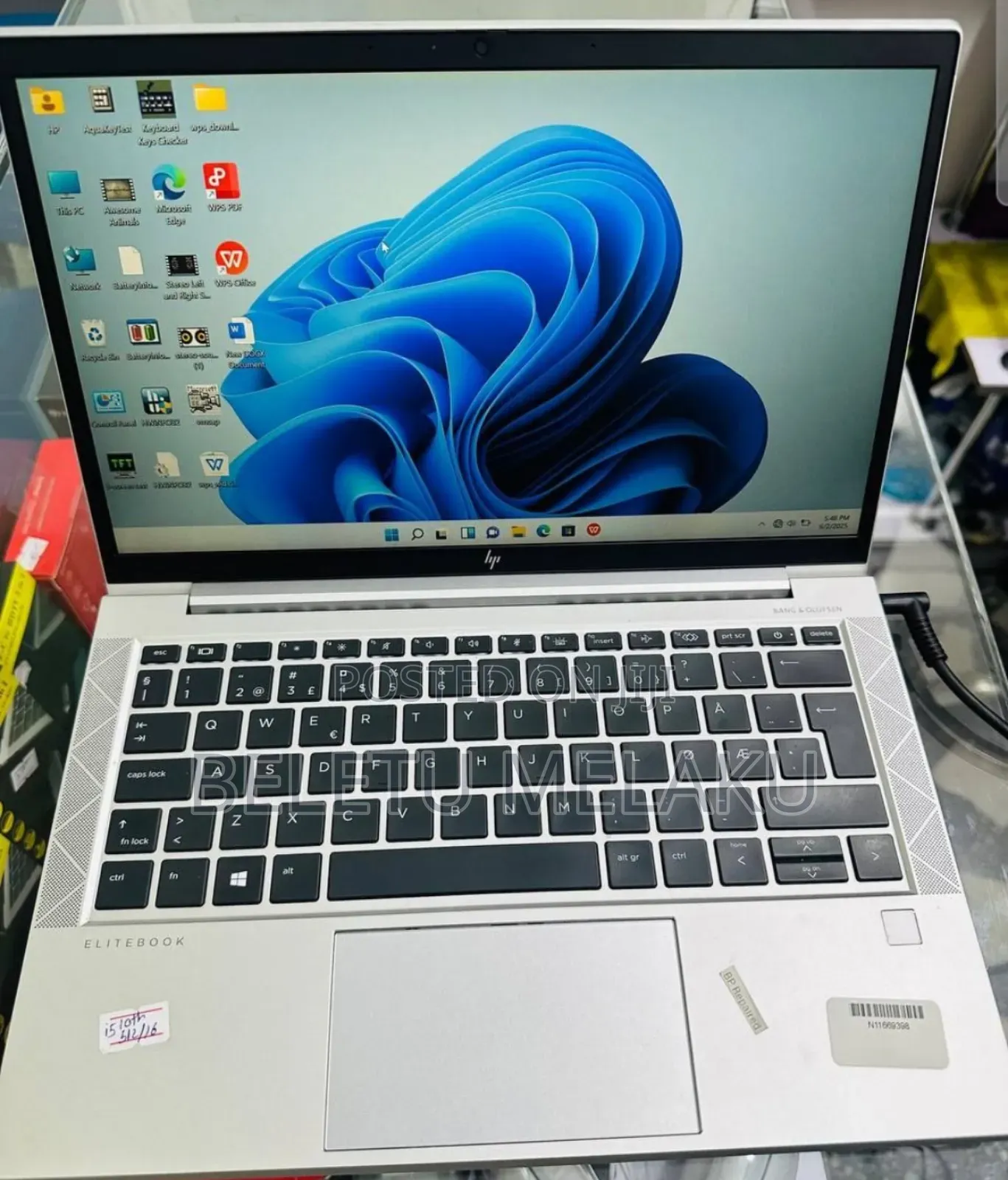 New Laptop HP EliteBook 830 G8 16GB Intel Core I5 SSD 512GB