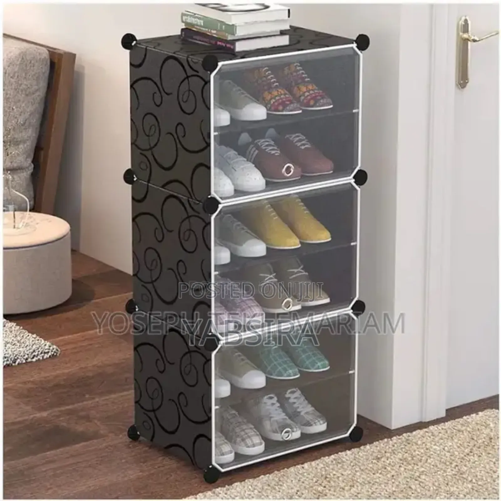 Plastic Cube Shoe Eack