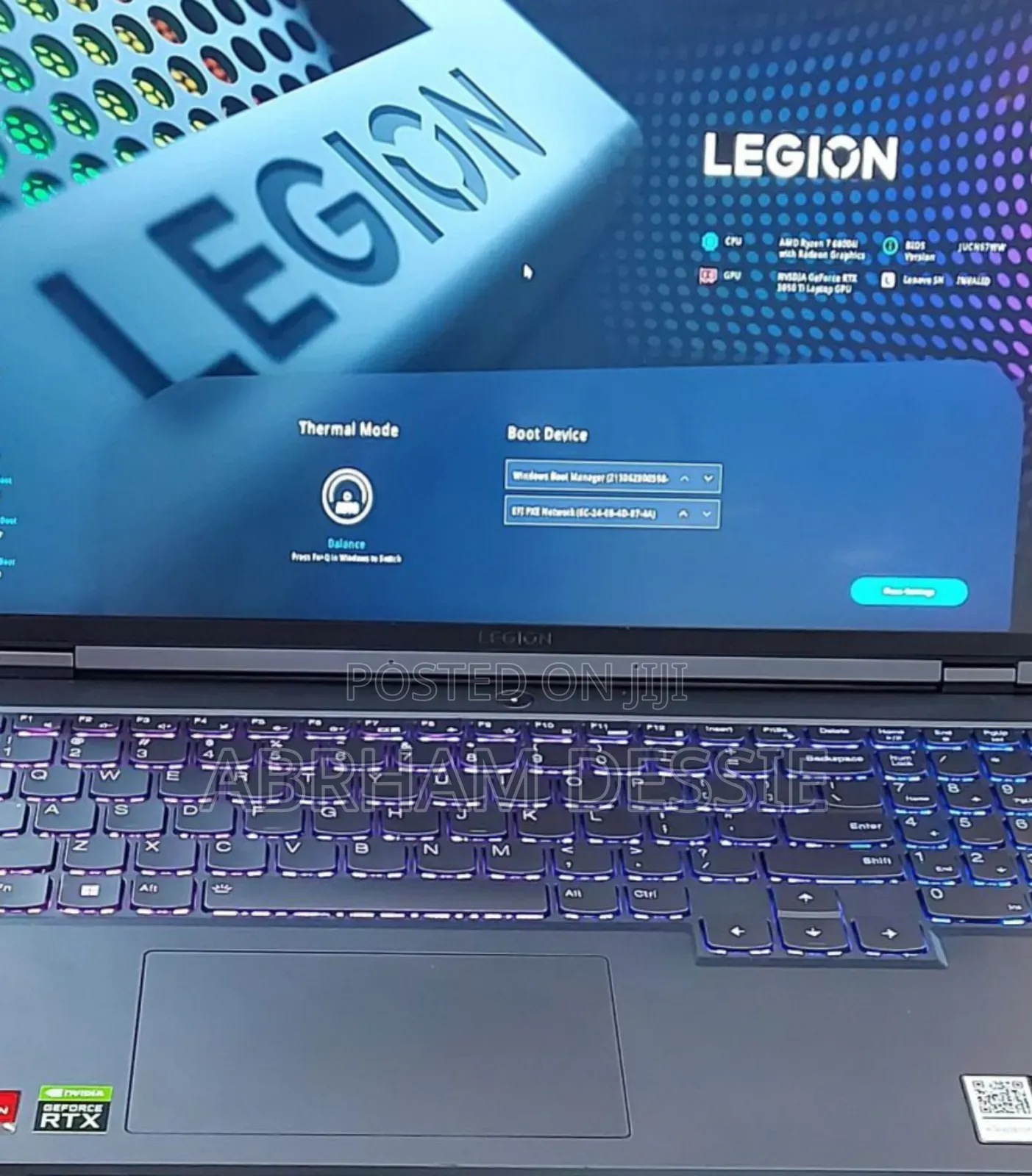 New Laptop Lenovo Legion 5 16GB AMD Ryzen 7 SSD 512GB
