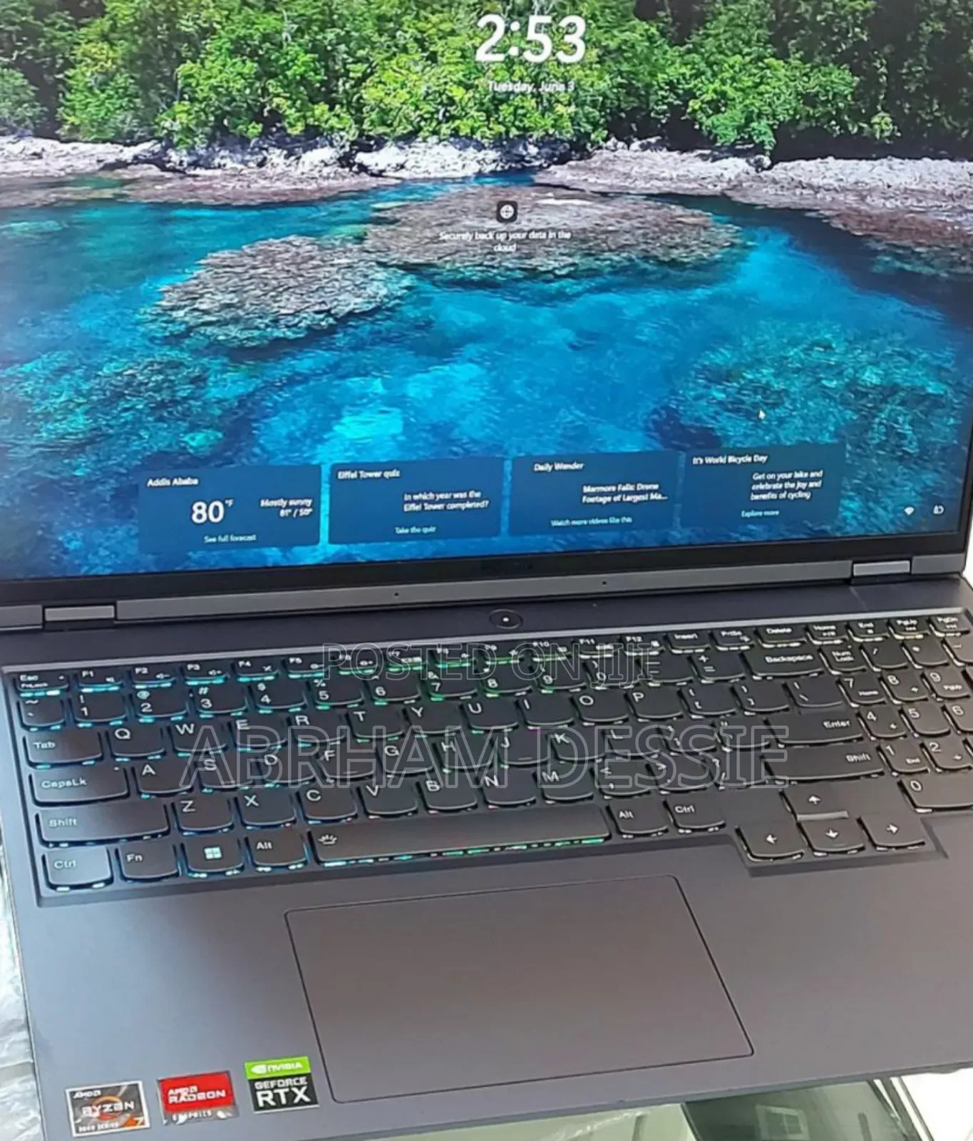 New Laptop Lenovo Legion 5 16GB AMD Ryzen 7 SSD 512GB