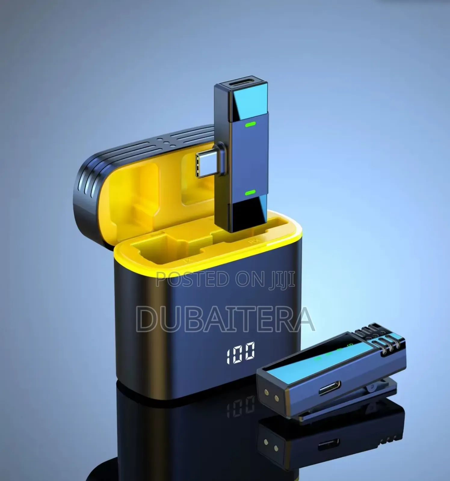 Wireless Lavalier Dual Microphone Portable Noise Cancelling