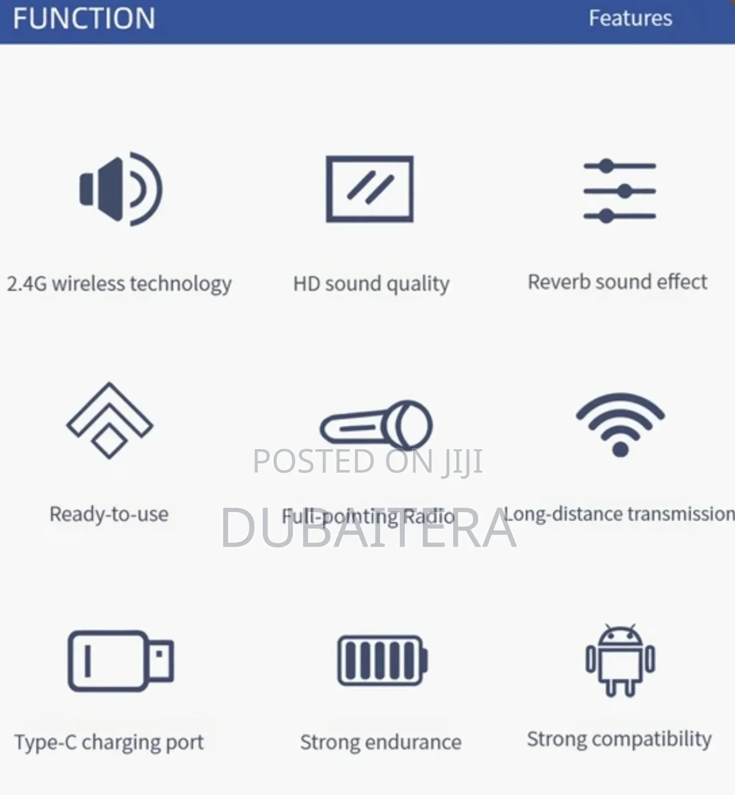 Dual Mic 3 Level Intelligent Noise Reduction, Accurate Radio