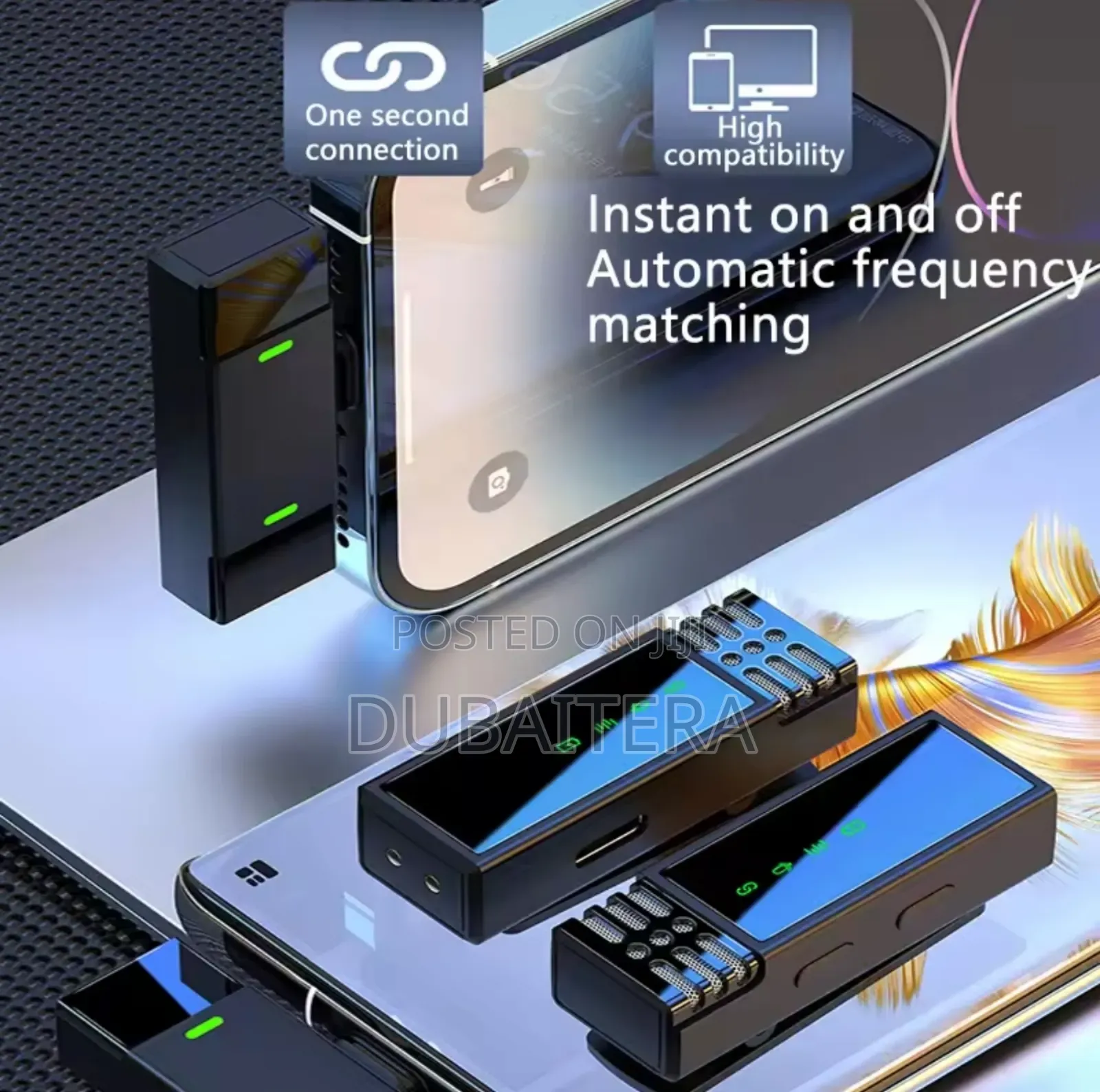 Dual Lavalier Microphone With Smart Noise Canceling