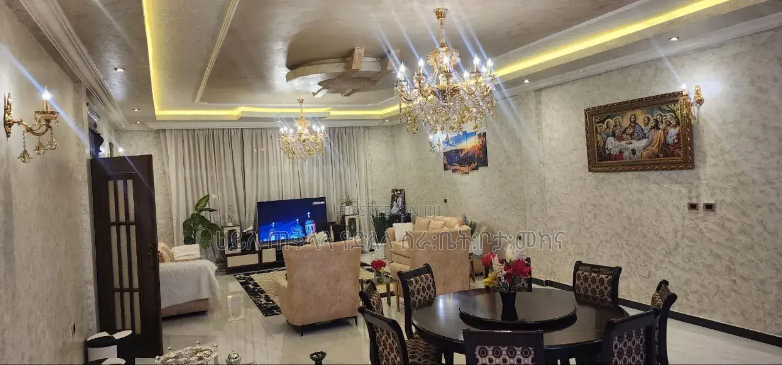 Furnished 8bdrm House in Semit Area, Yeka for sale