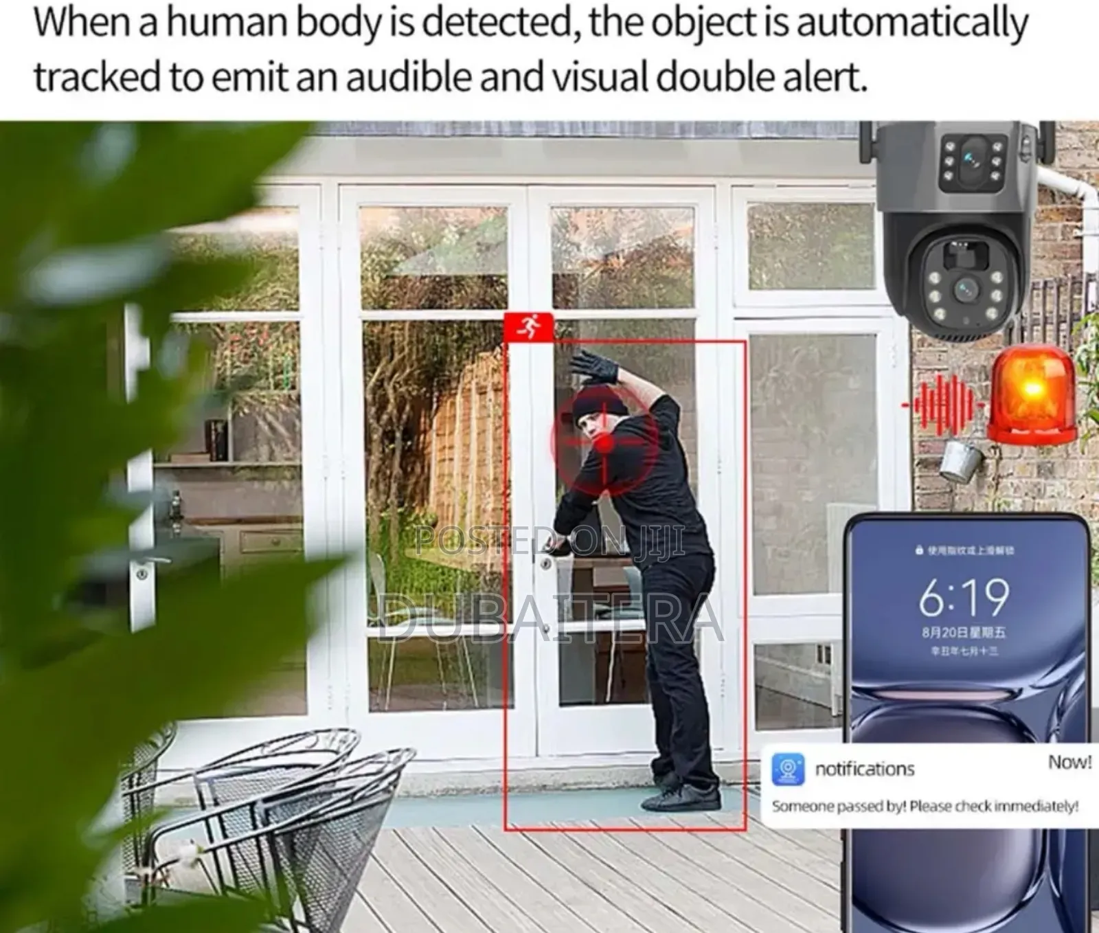 Dual Lnes Dual Screen Solar Camera With Sim Card Support
