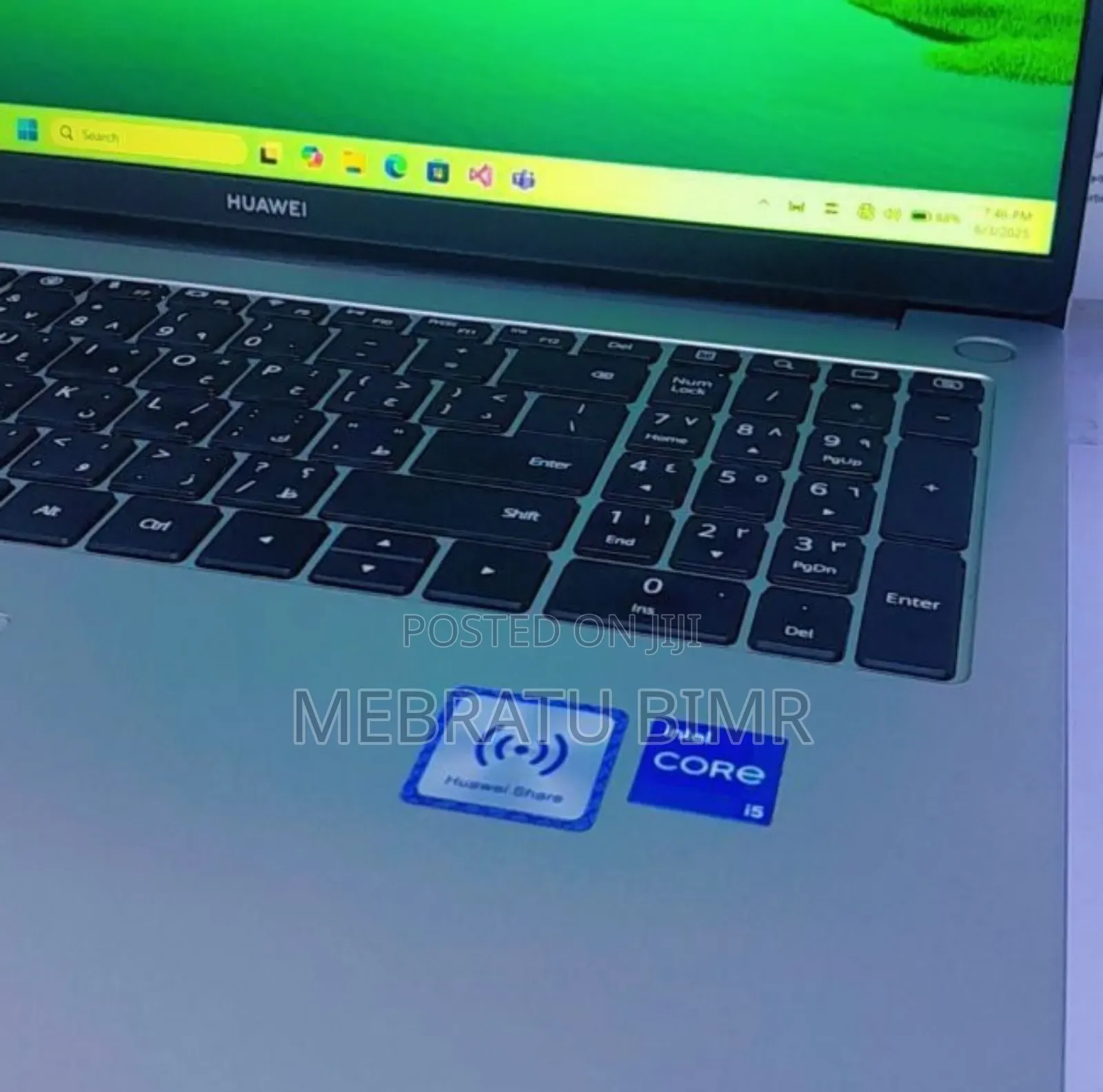 New Laptop Huawei Matebook D 15 8GB Intel Core I5 SSD 512GB