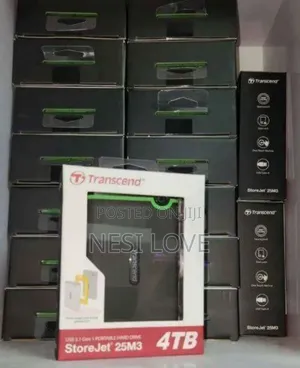 4tb Transcend External Hard Disk Drive Storage