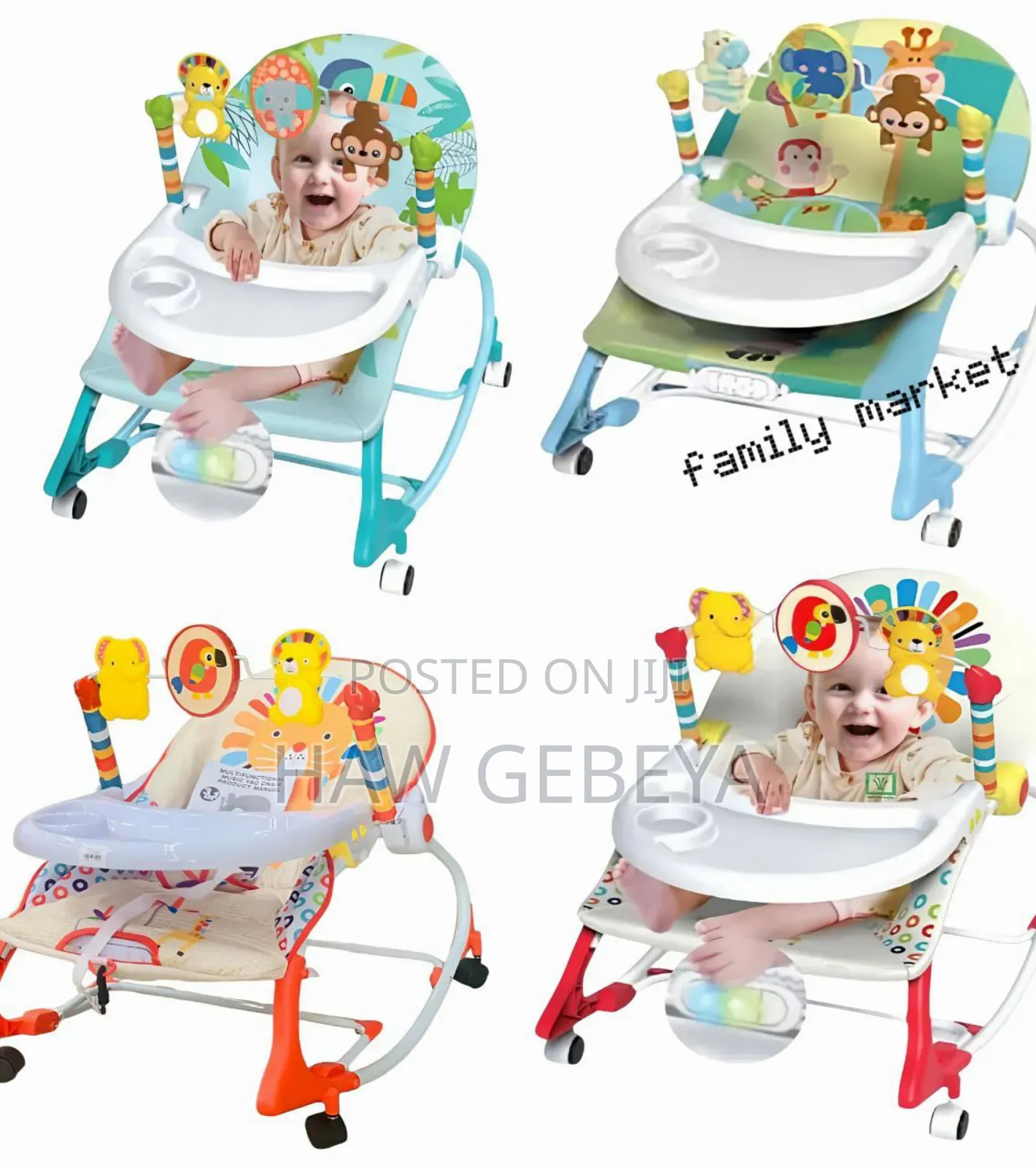  3 in 1 Newborn to Toddler Rocker