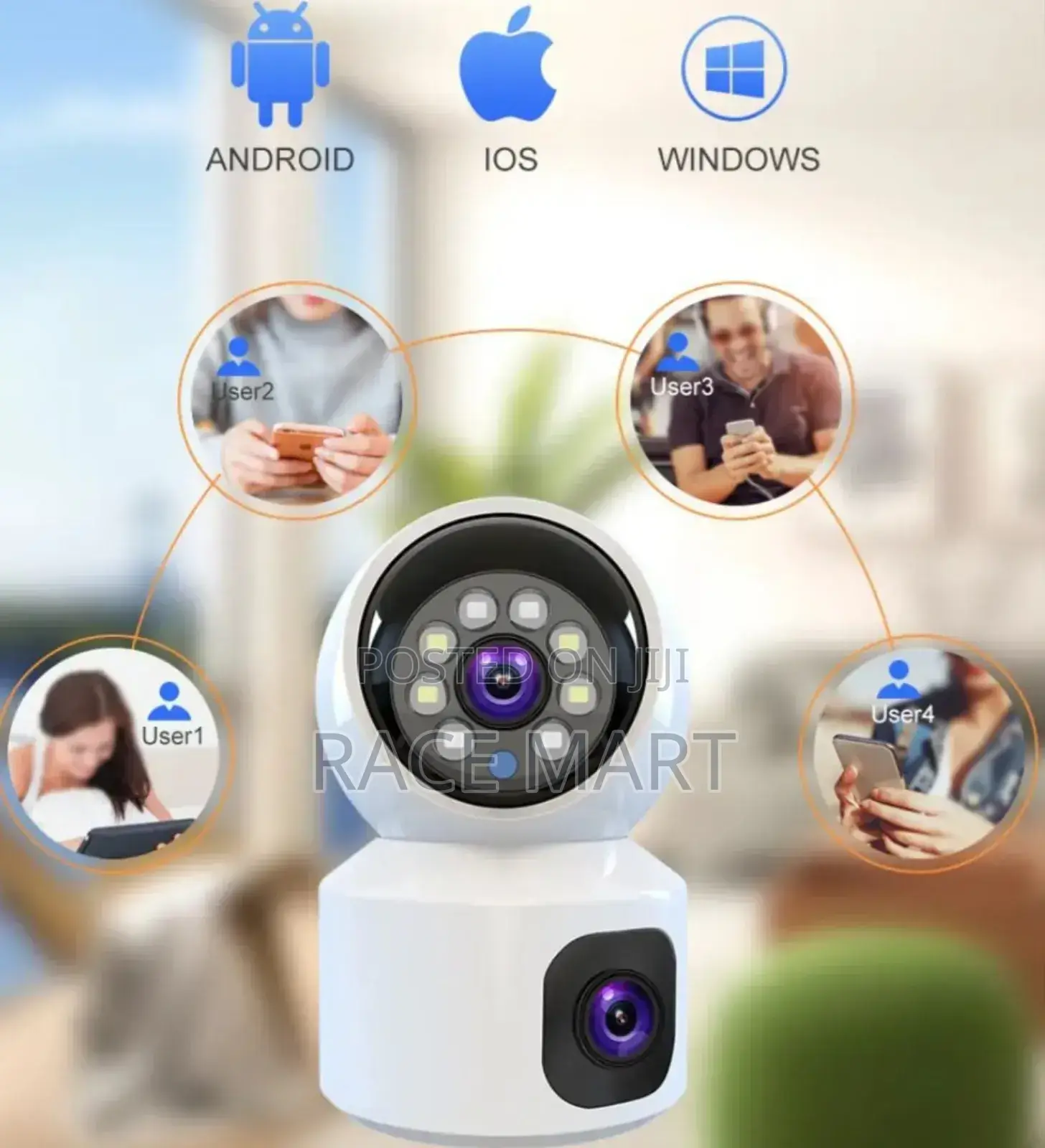 ሲም እና ሚሞሪ የሚቀበል የደህንነት ካሜራ