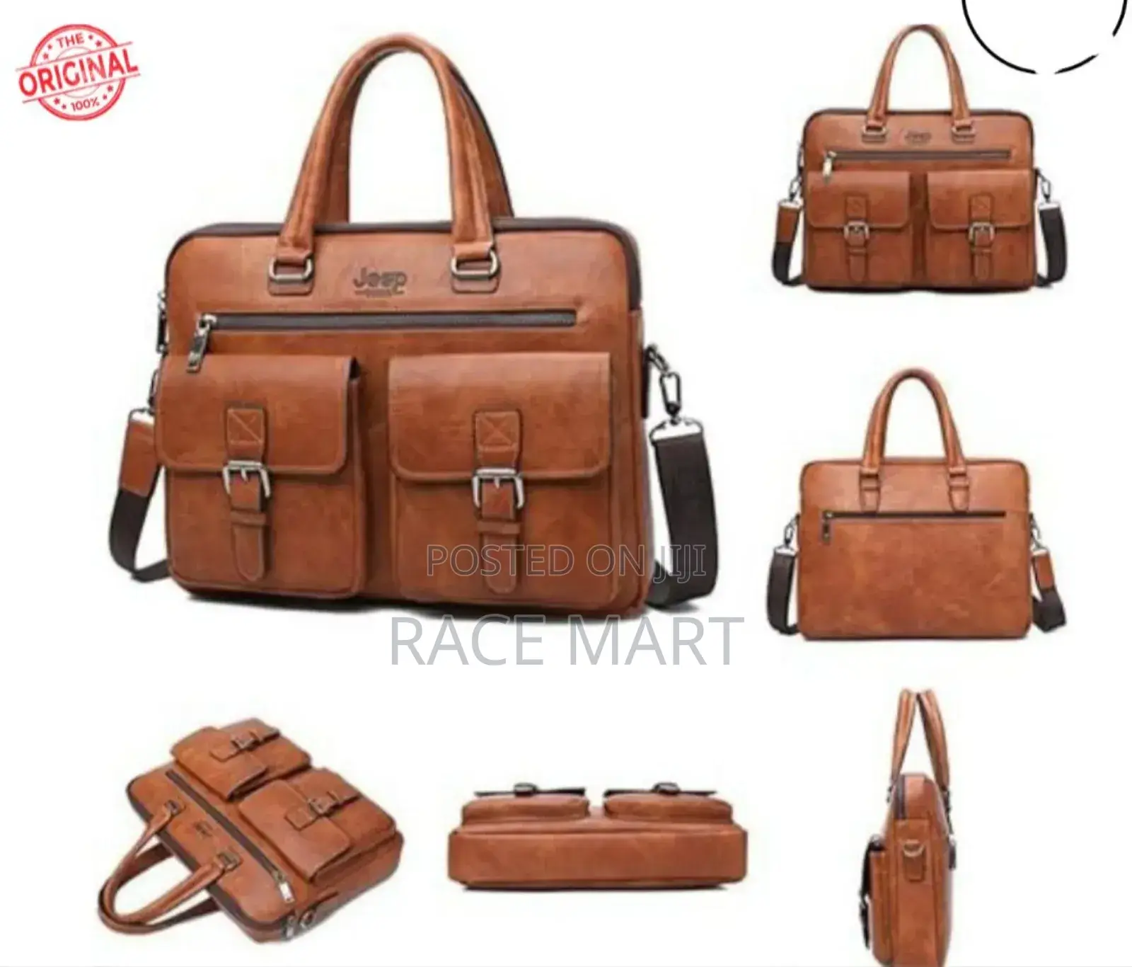 Jeep ኦሪጅናል የላፕቶፕ እና የዶክመት ቦርሳ