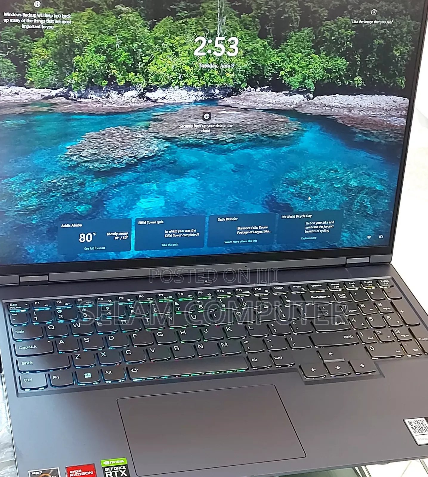 New Laptop Lenovo Legion 5 16GB AMD Ryzen 7 SSD 512GB
