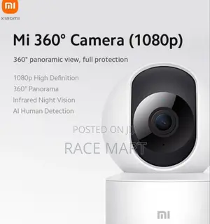 Mi 1080p የደህንነት ካሜራ 360 ዲግሪ በጥራት የሚቀርፅ