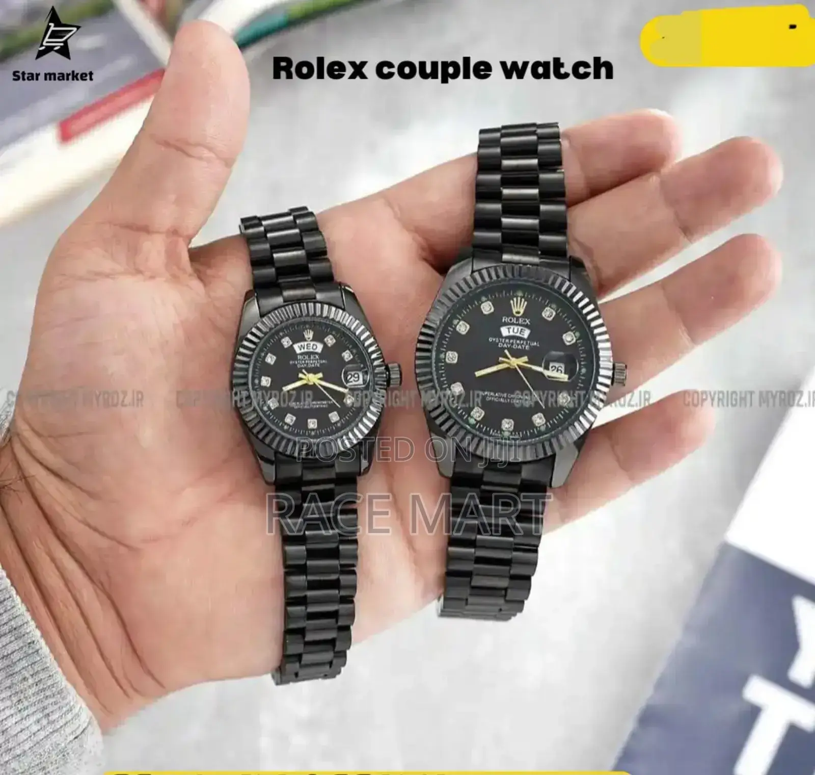 አዲስ ዘመናዊ የ2025 ቅንጡ ብራንድ ለሴት እና ለወንድ የሚሆን የጥንዶች የእጅ ሰዓት