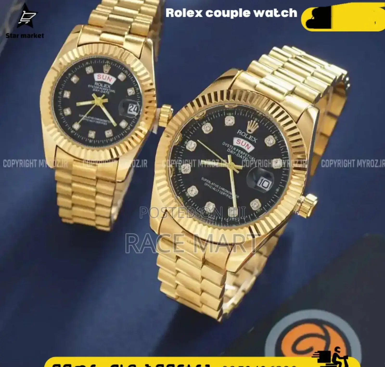 አዲስ ዘመናዊ የ2025 ቅንጡ ብራንድ ለሴት እና ለወንድ የሚሆን የጥንዶች የእጅ ሰዓት