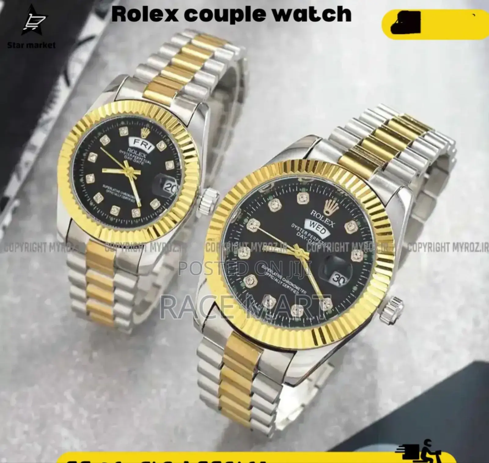 አዲስ ዘመናዊ የ2025 ቅንጡ ብራንድ ለሴት እና ለወንድ የሚሆን የጥንዶች የእጅ ሰዓት