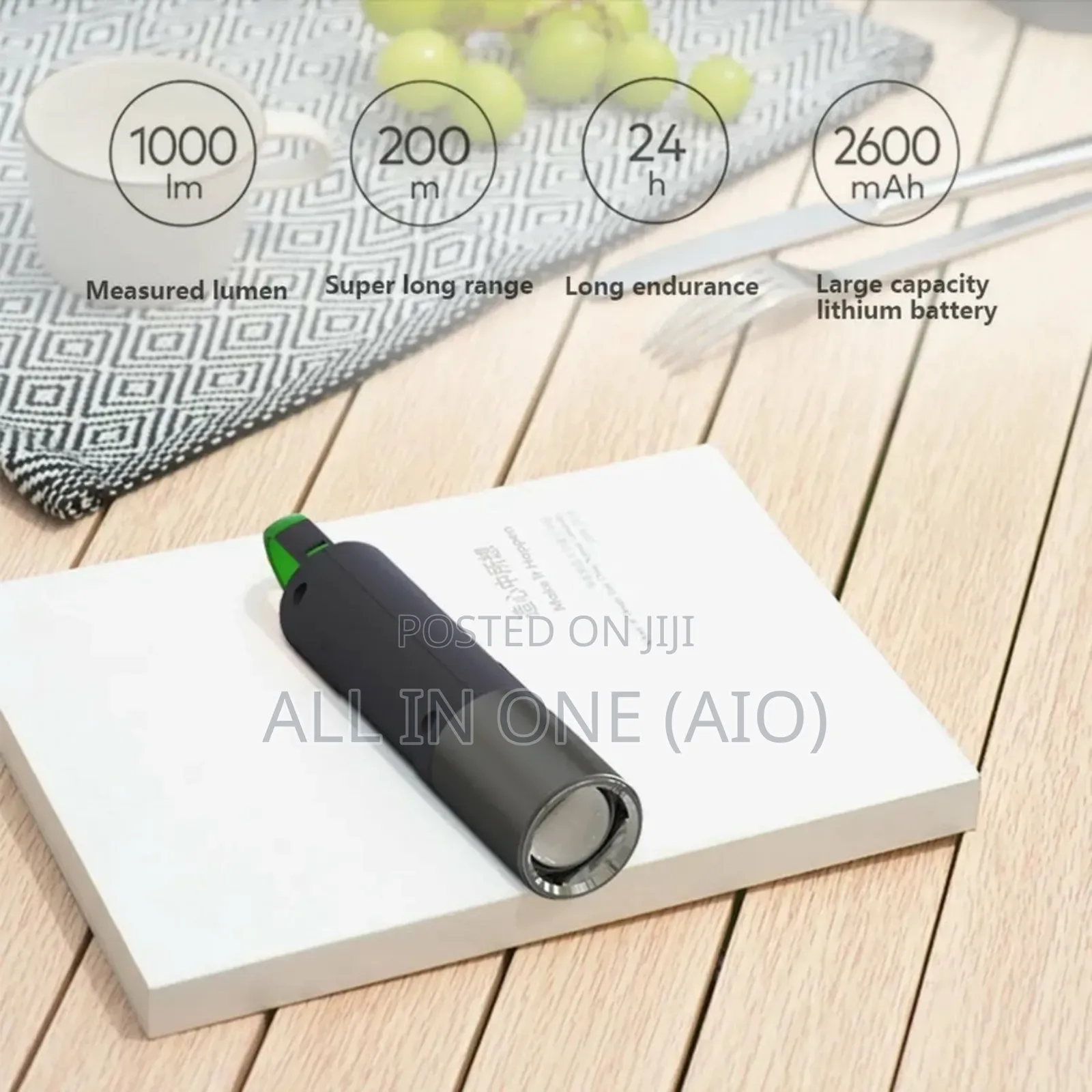 Digital Thunder Rechargeable Touch Light