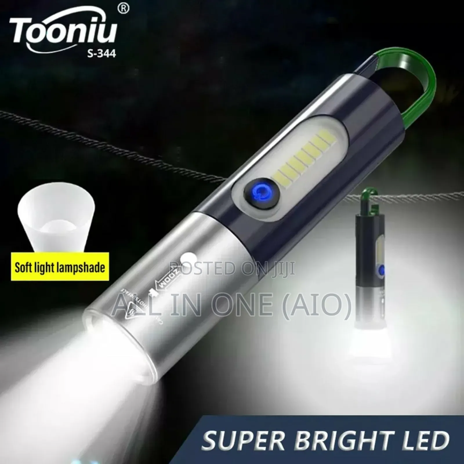 Digital Thunder Rechargeable Touch Light