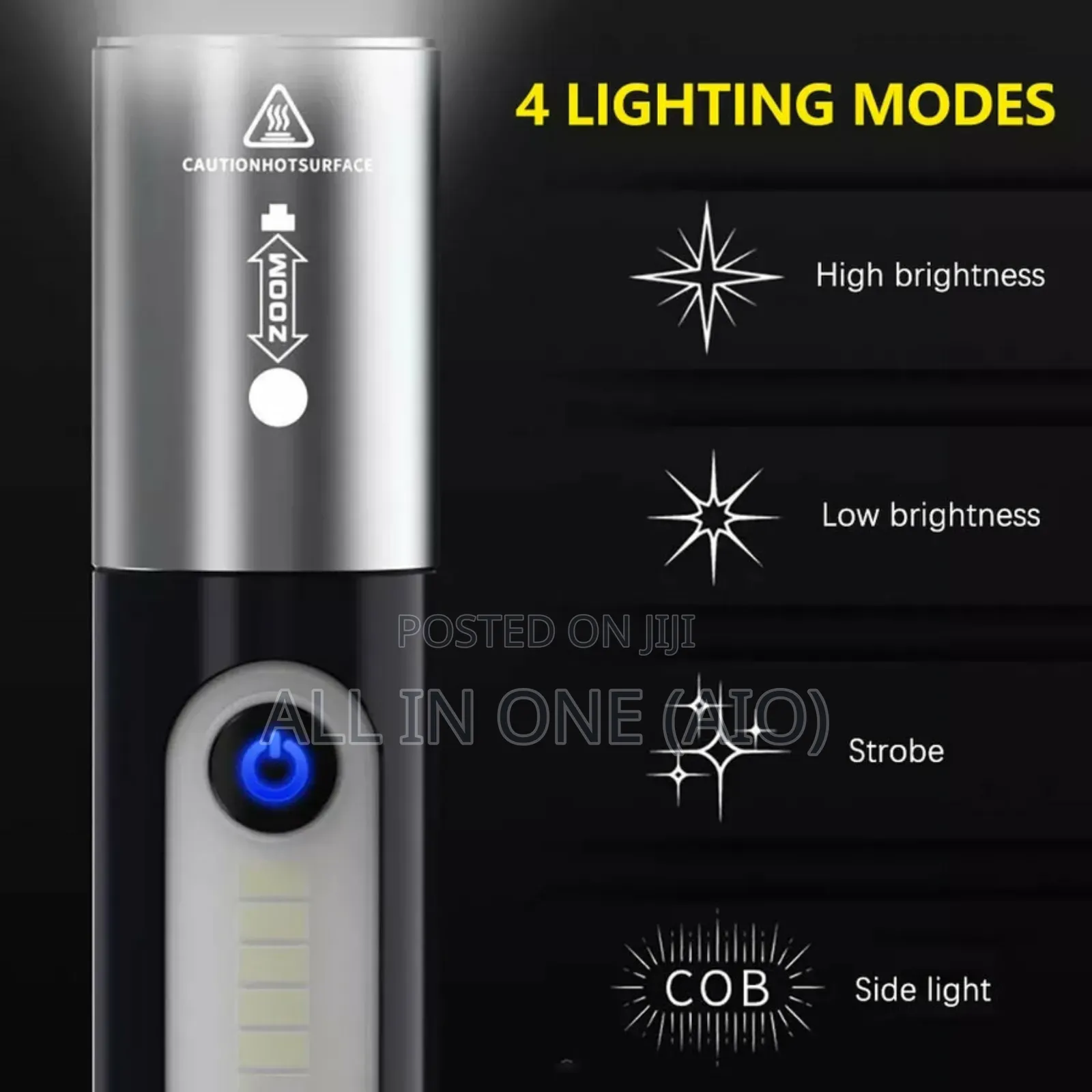 Digital Thunder Rechargeable Touch Light