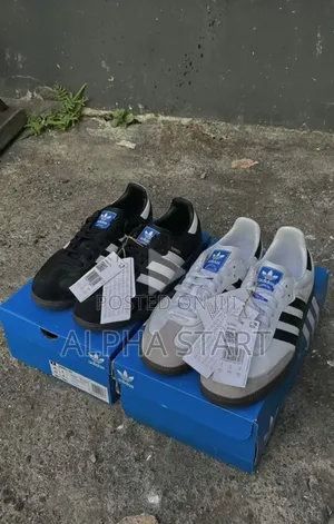 Adidas Samba High Master Quality Lather Smooth Sneakers For