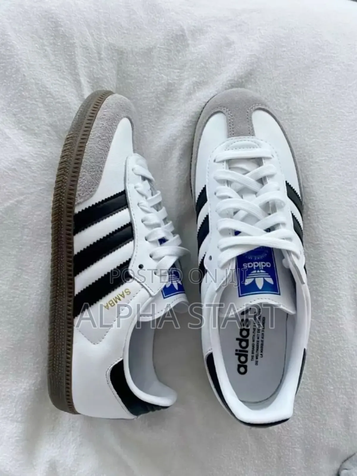 Adidas Samba High Master Quality Lather Smooth Sneakers For