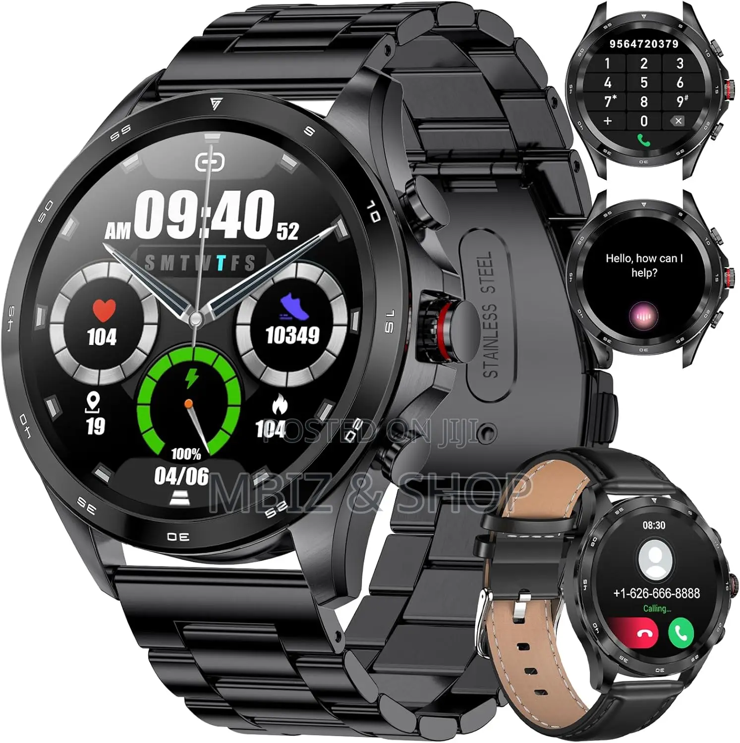 Hainoteko Smartwatch + Earbuds Watch