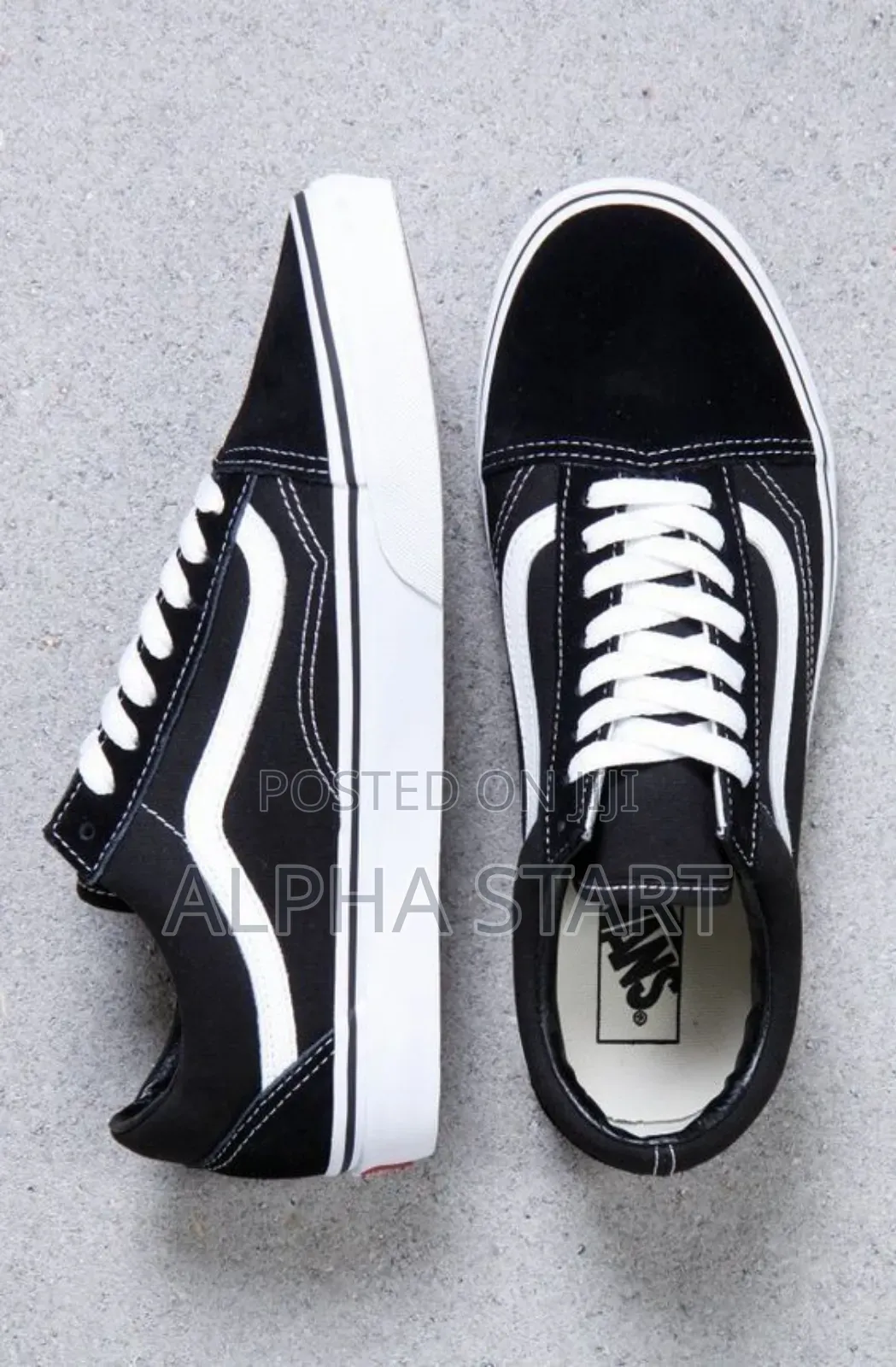 Vans Old School Flat High Master Quality Smooth Shoes For