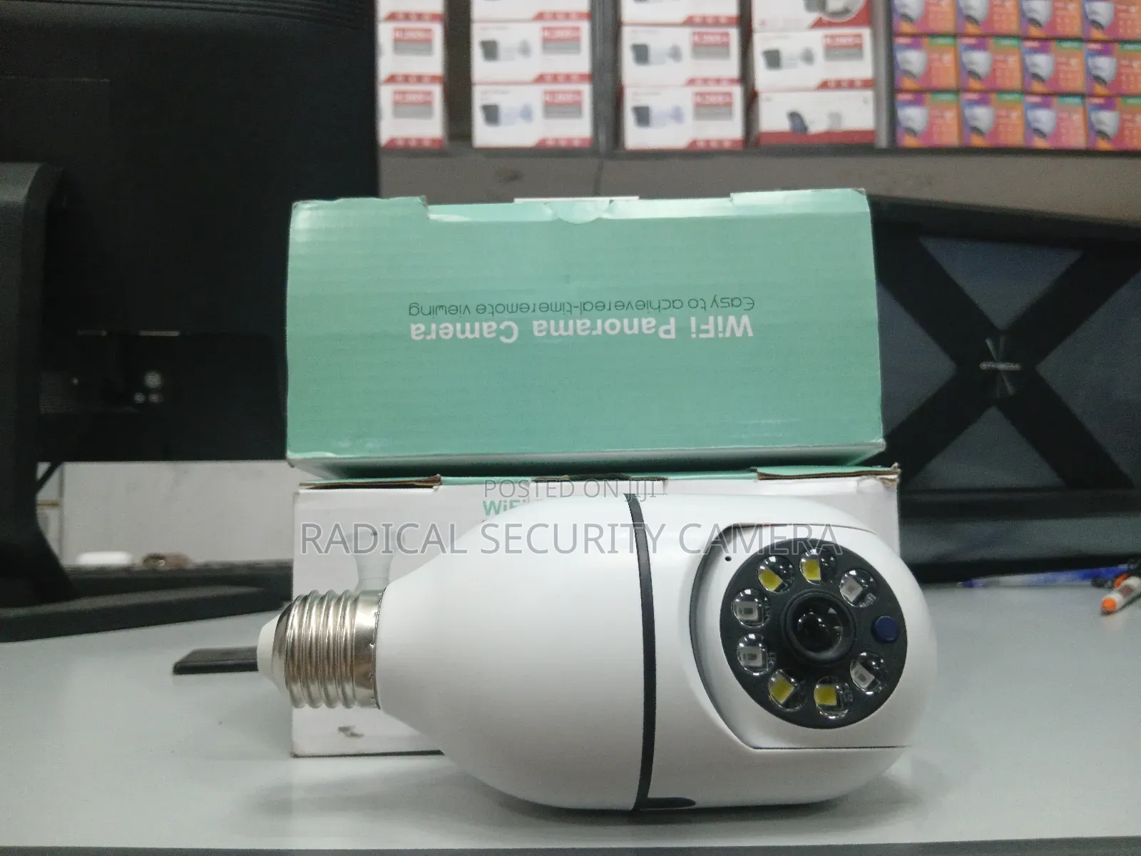 Panorama Bulb Security Camera