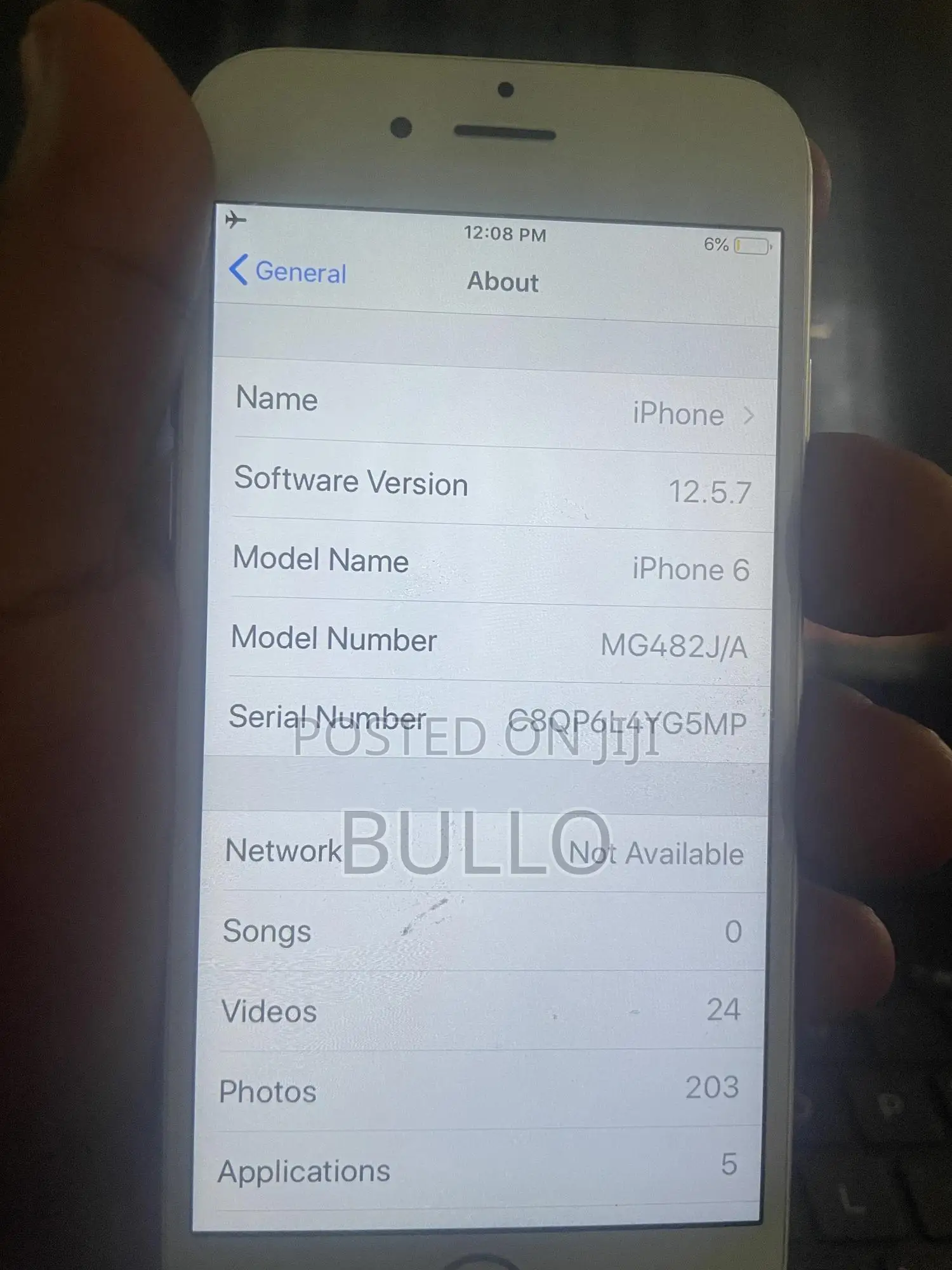 Apple iPhone 6 16 GB White