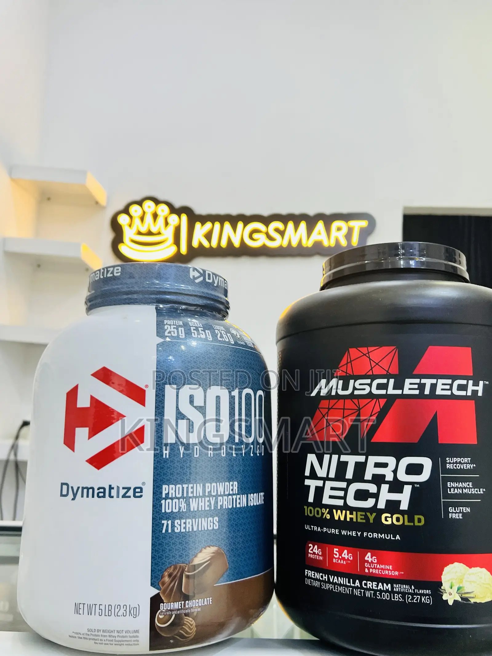 Iso 100 Dymatize and Netrotech Whey Proteins