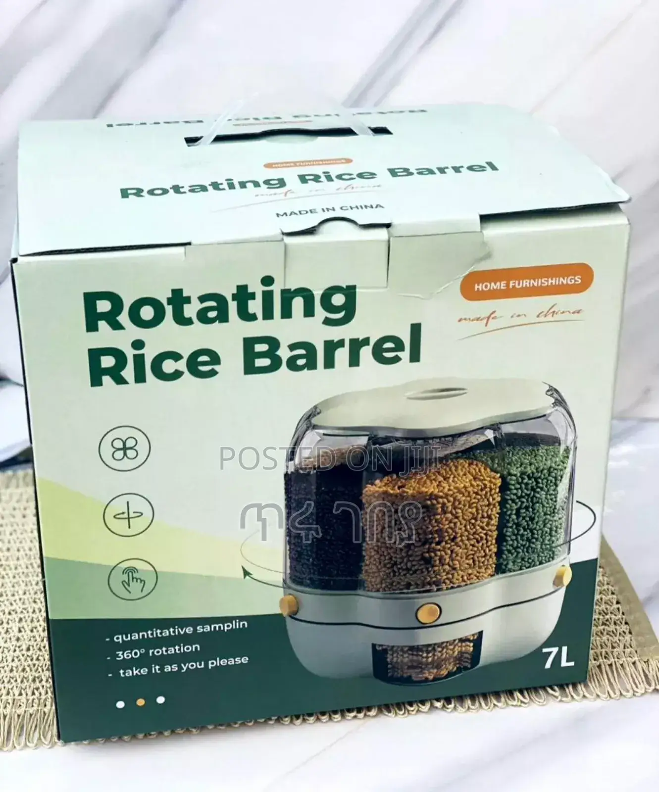 Rotating Grain Barrel