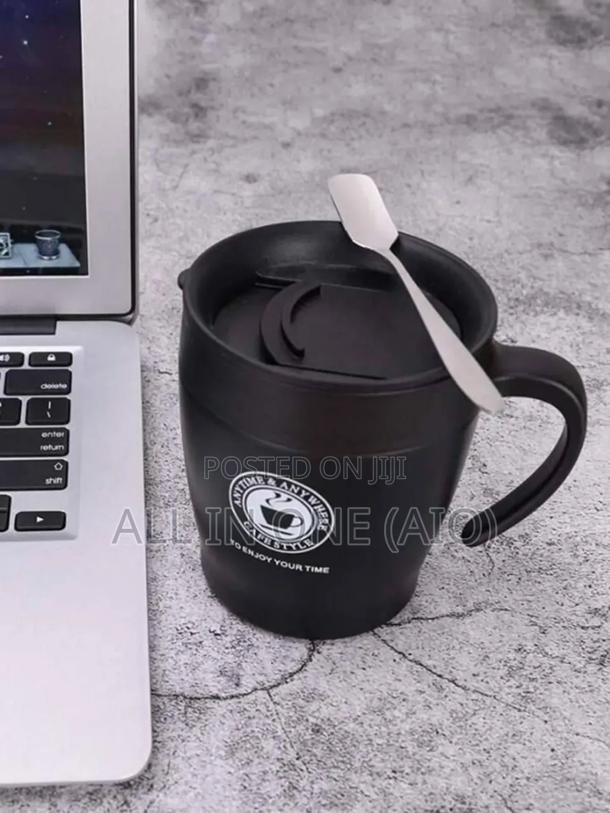 Office Coffee Mug With Spoon
