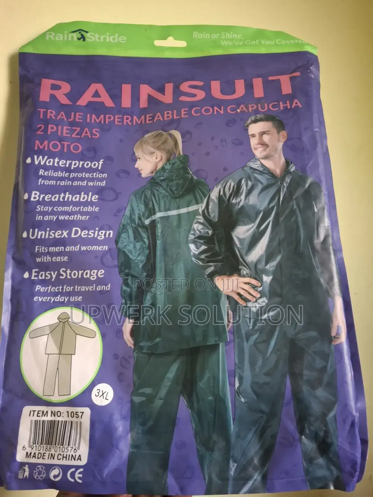 Rain Suit- የዝናብ ልብስ Unisex