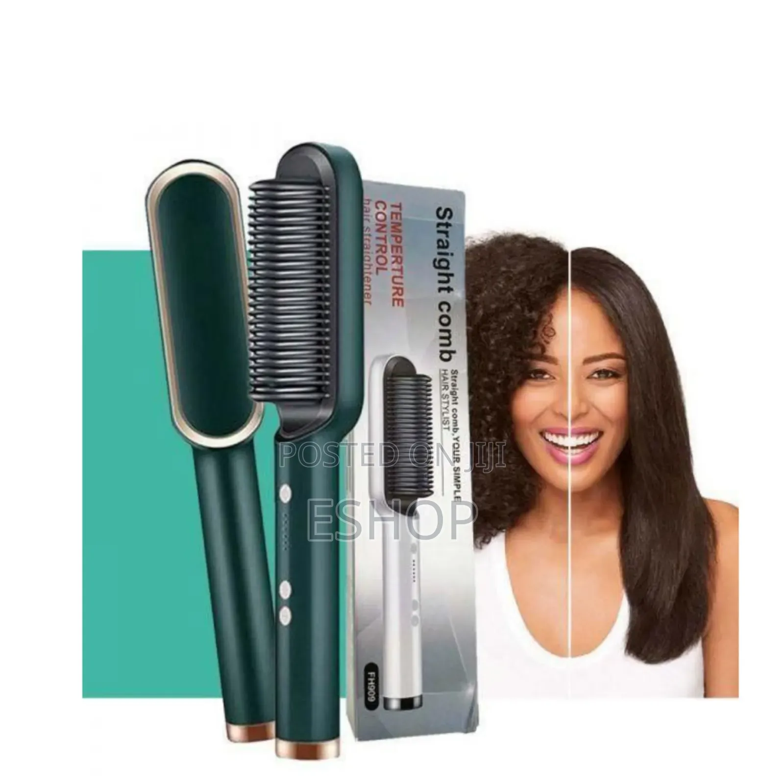Dynamic Temperature Comb Adaptable Heat for Delicate Strands