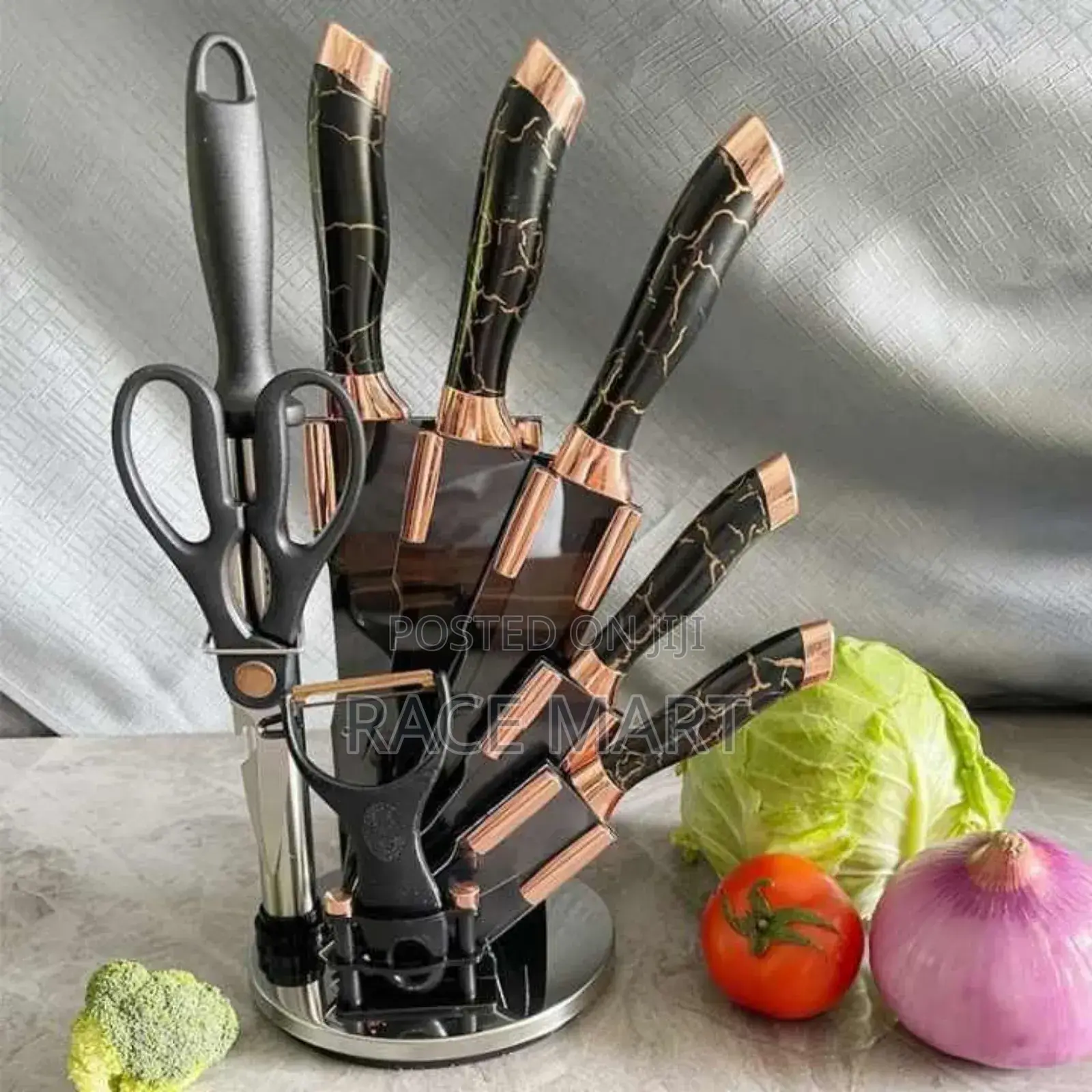 9 Piece Stainless Steel Knife Set