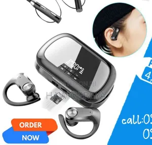 Photo - Neck Band Wireless Earphone and Ear Bud
