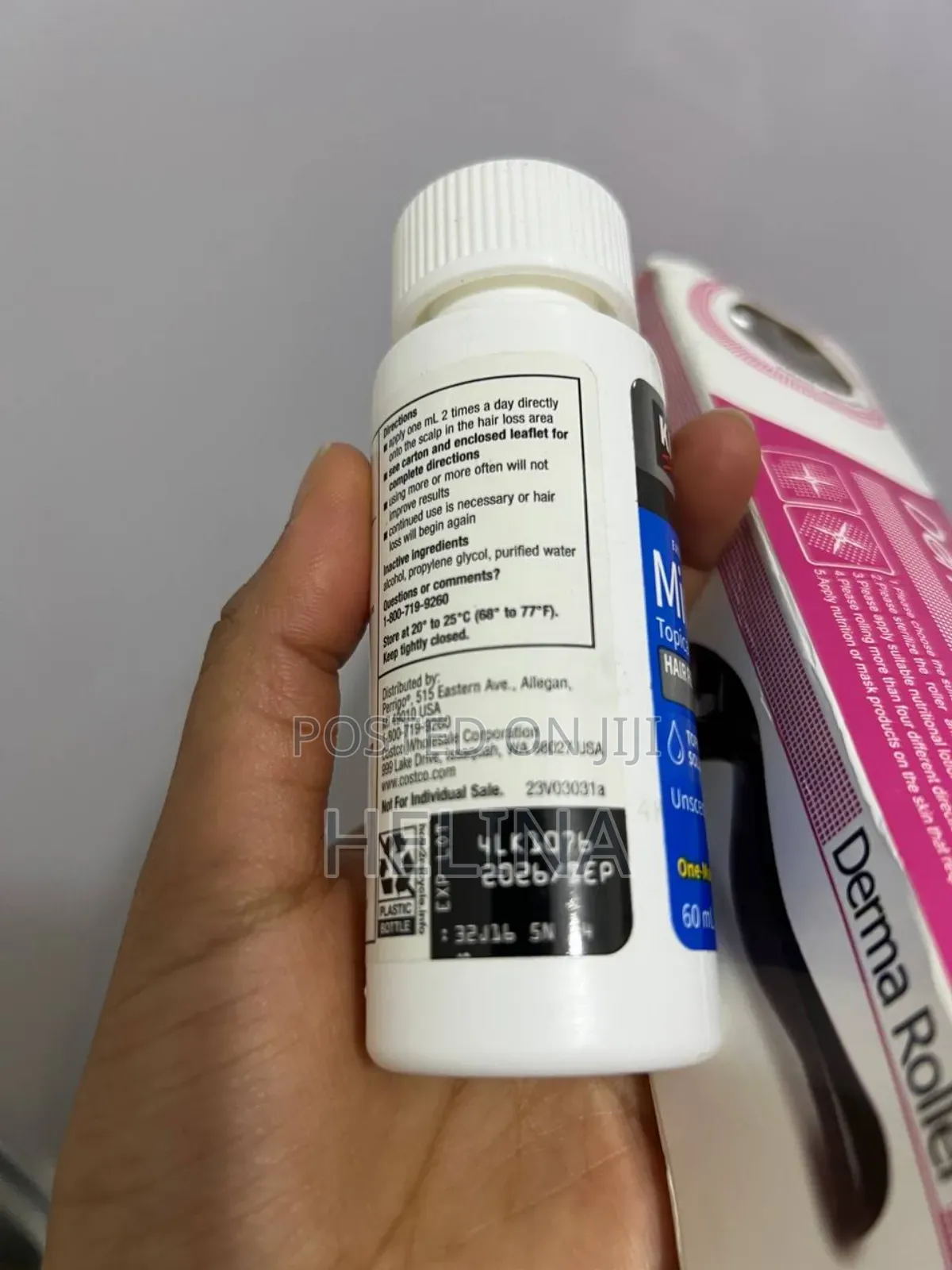 Package(Original Minoxidil With Dermaroller)