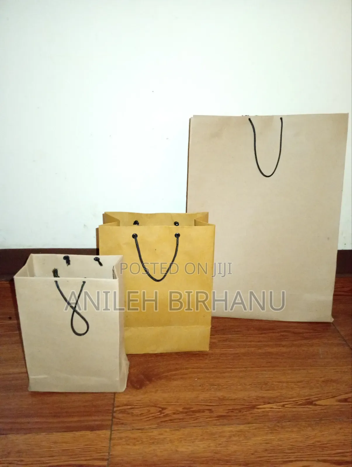 Kaki Paper Bag