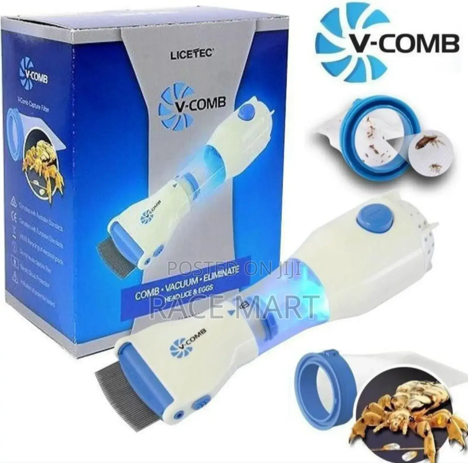 V-comb Electronic Head Lice Egg Remover
