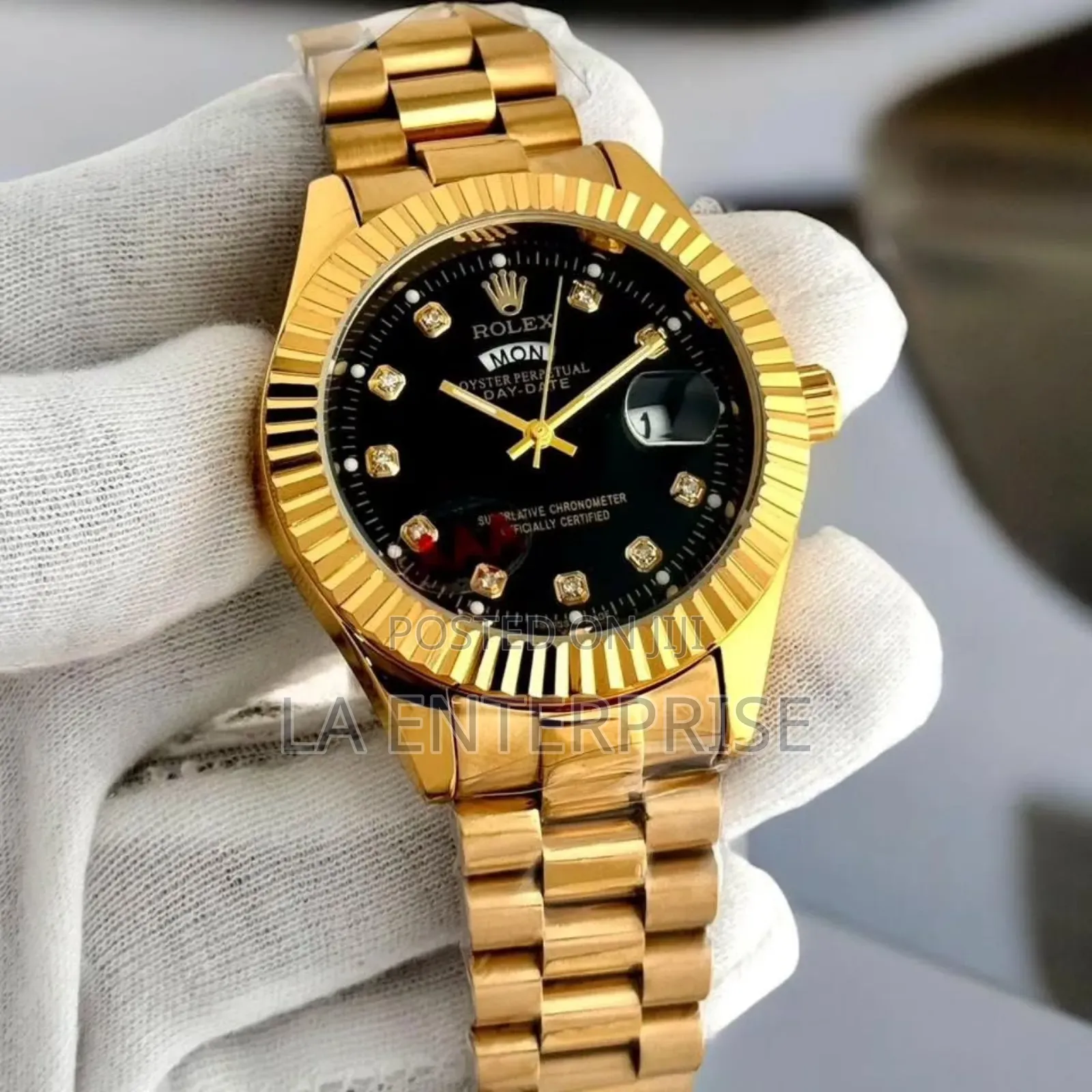 Rolex Couples Watch (Golden-Black)