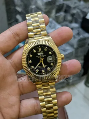 Rolex Couples Watch (Golden-Black)