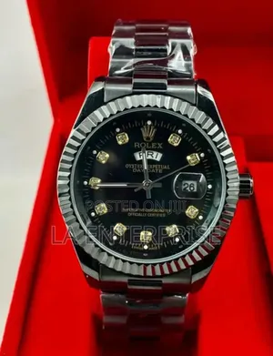 Photo - Rolex Couples Watch (Silver-Black)