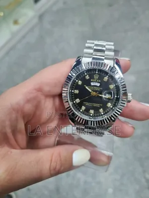 Rolex Couples Watch (Silver-Black)