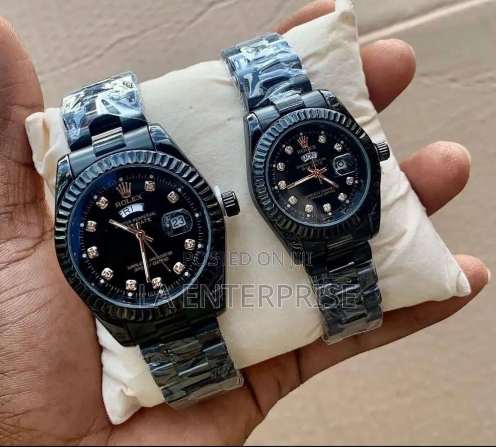 Rolex Couples Watch (Full Black)