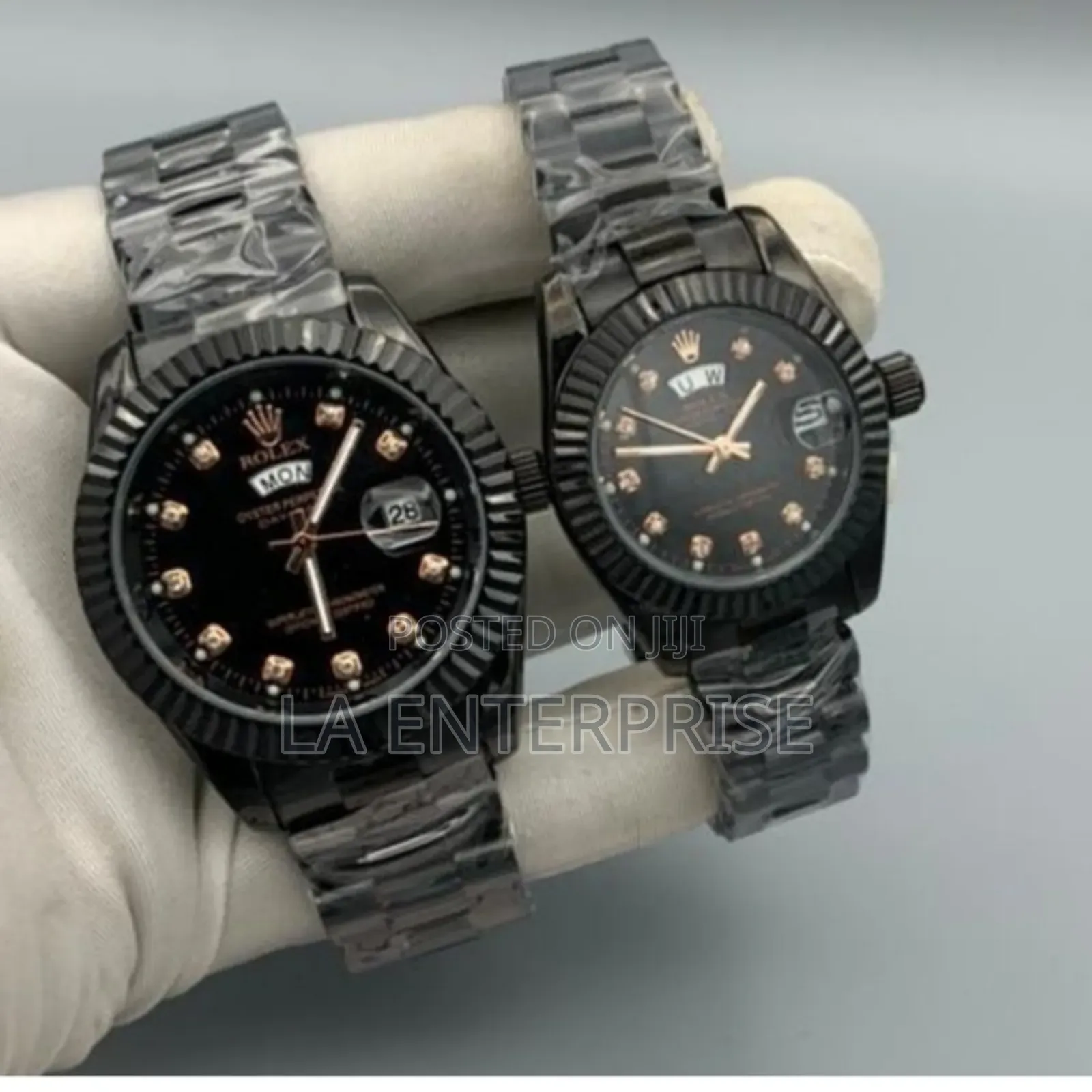 Rolex Couples Watch (Full Black)