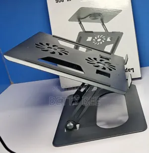 Adjustable Laptop Stand With Dual Cooling Fans