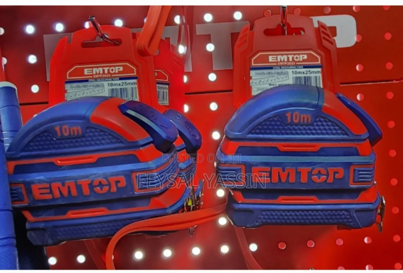 Emtop 5m,8m,10m Embossed Tape Measure