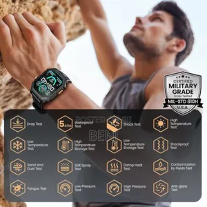 Haylou Iron N1 Smart Watch | Military Graded | Assistant |